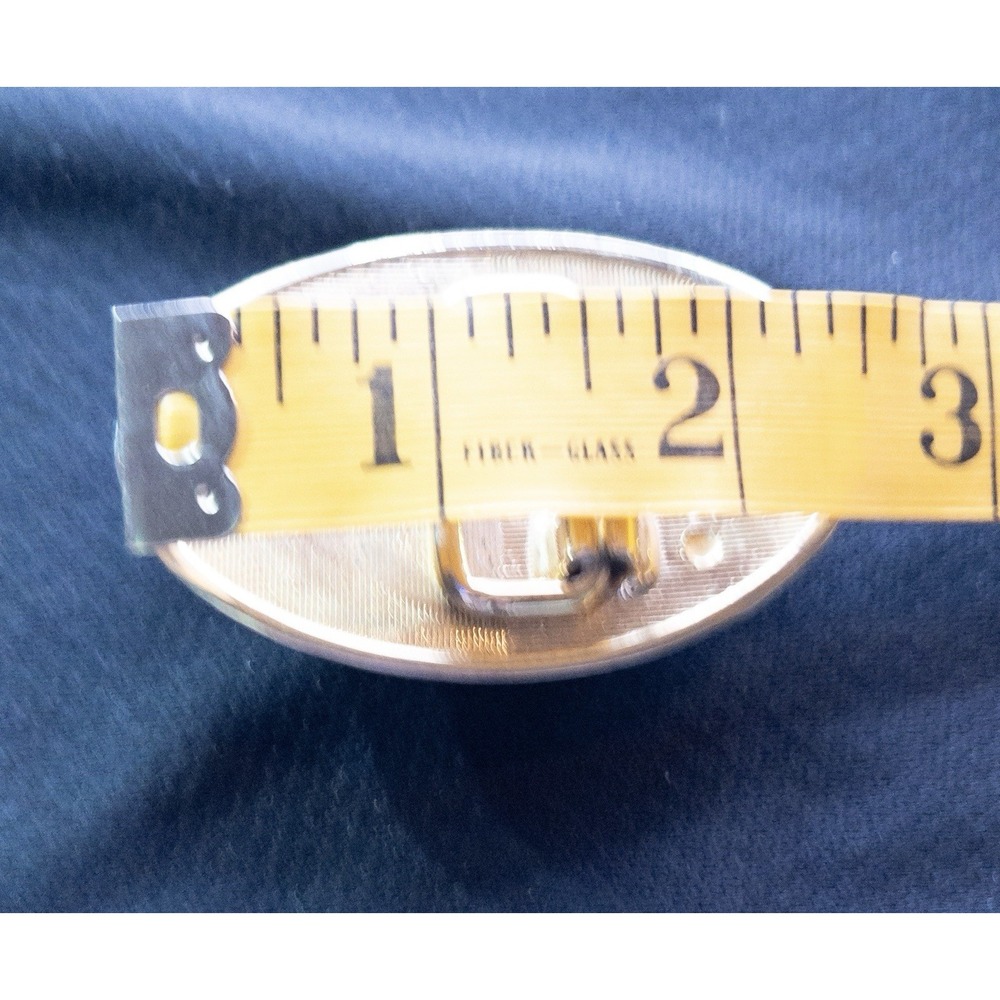Vtg‎ Western Gold Toned Belt Buckle Polished Agate Rodeo Southwestern Country - Picture 5 of 7
